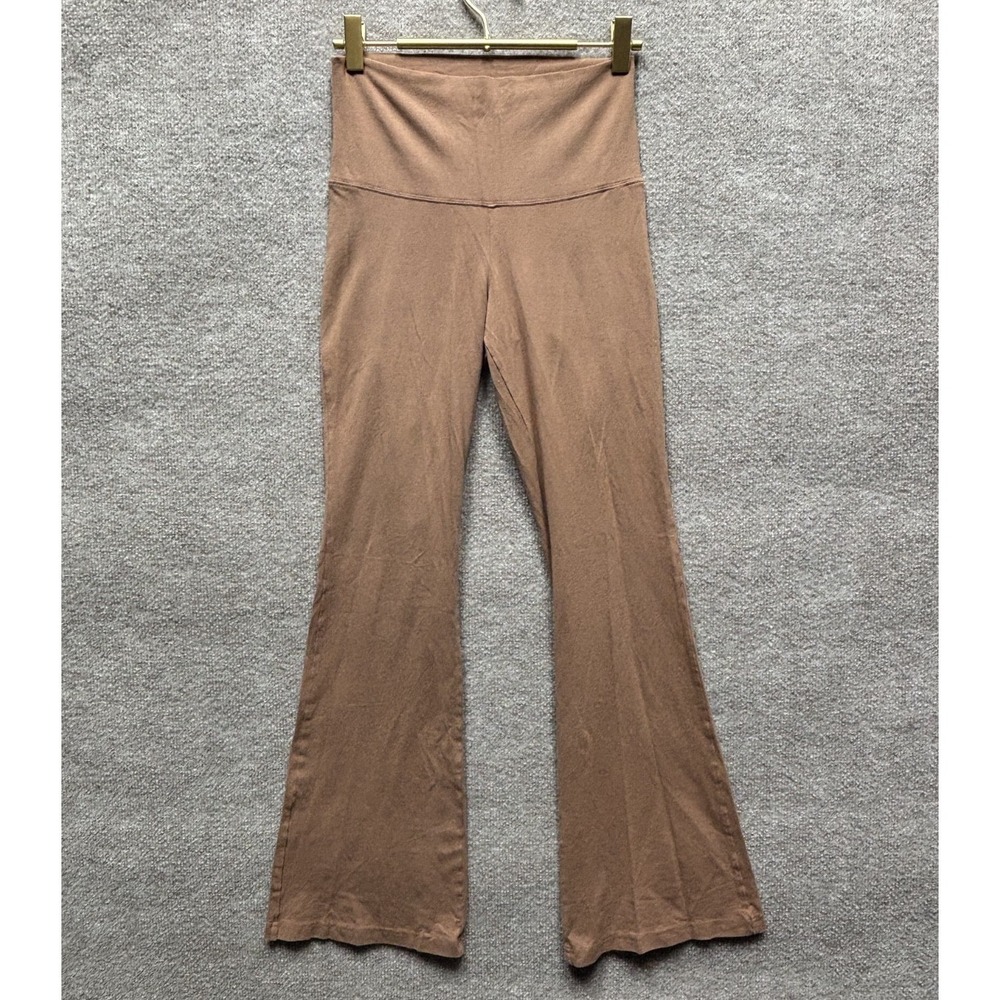 TNA Aritzia Flare Leg Legging Pant Women Small Clay Brown High Rise HR HW Yoga